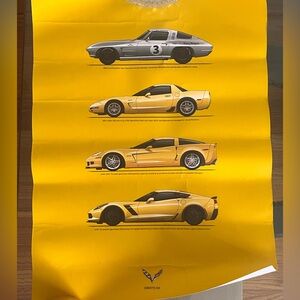 CORVETTE Z06 Evolution C2 - C7 Poster